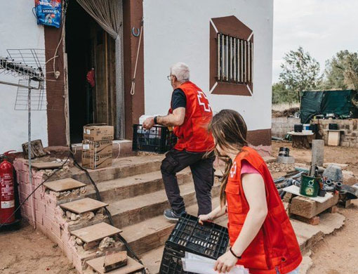 Lesix con los afectados por la DANA de Valencia